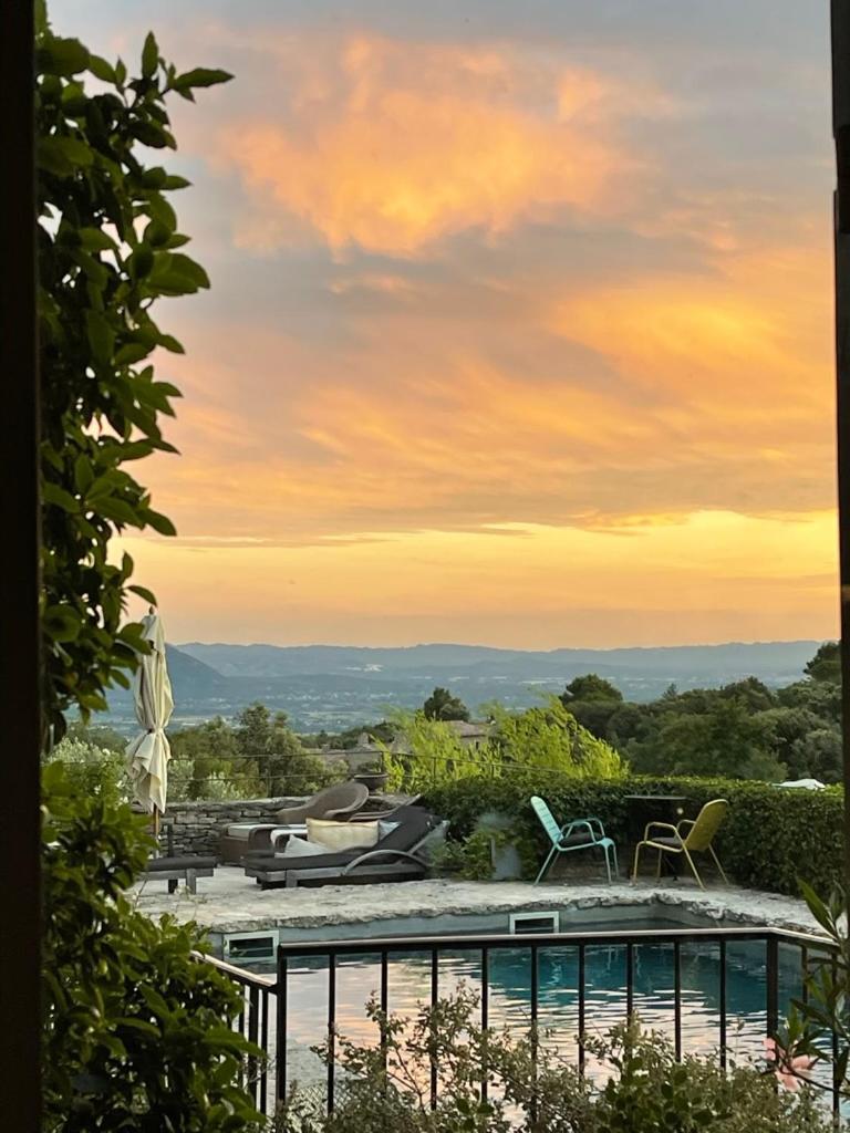 Bed and Breakfast La Borie en Provence Gordes Exterior foto